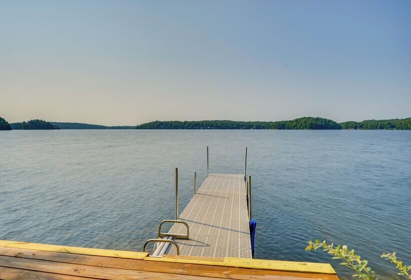 Lakefront Harrisville Cabin W/ Dock & Decks!
