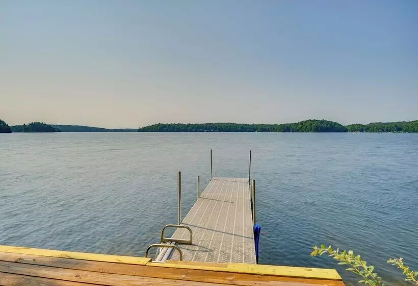 Lakefront Harrisville Cabin W/ Dock & Decks!