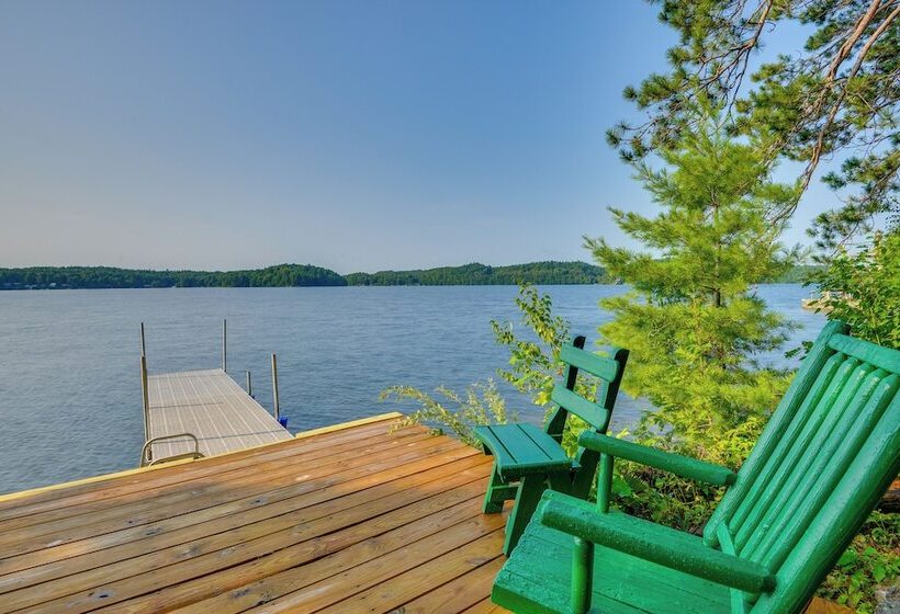 Lakefront Harrisville Cabin W/ Dock & Decks!