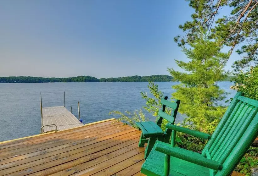 Lakefront Harrisville Cabin W/ Dock & Decks!