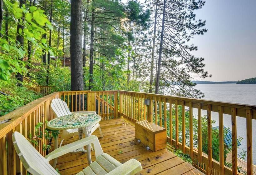 Lakefront Harrisville Cabin W/ Dock & Decks!