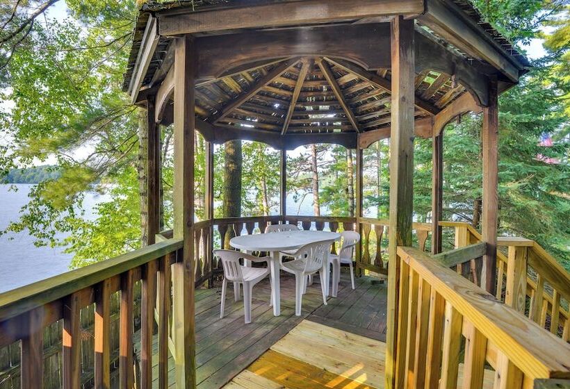 Lakefront Harrisville Cabin W/ Dock & Decks!