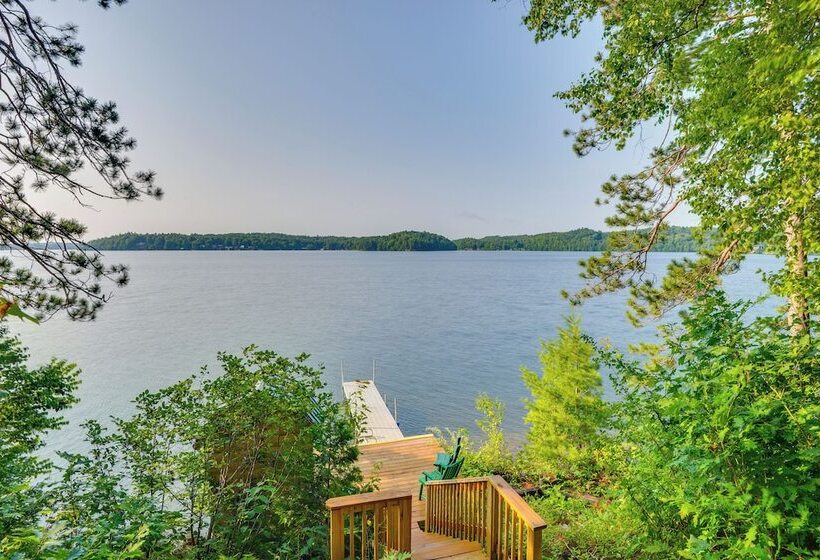 Lakefront Harrisville Cabin W/ Dock & Decks!