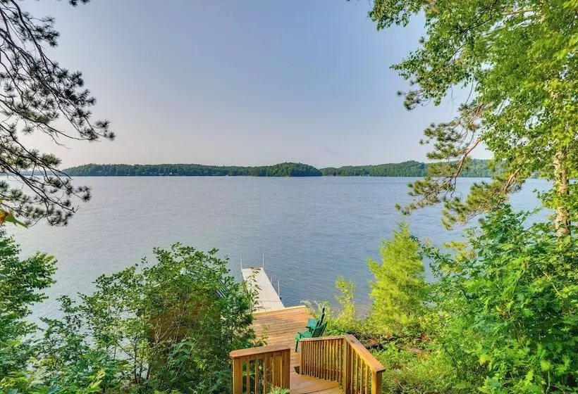 Lakefront Harrisville Cabin W/ Dock & Decks!