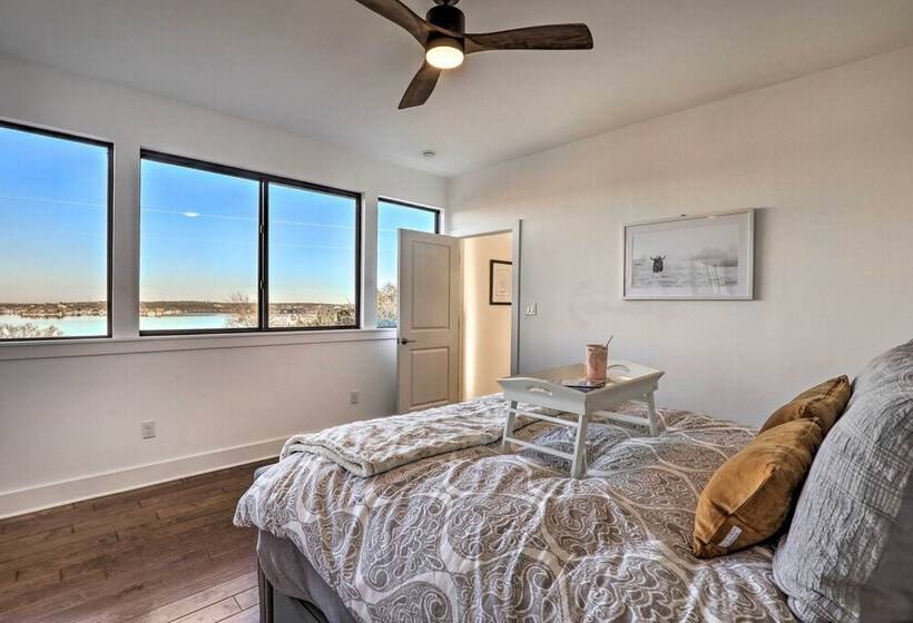 Modern  Lakeview Hilltop Retreat  W/ Game Garage!