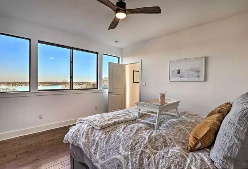 Modern  Lakeview Hilltop Retreat  W/ Game Garage!