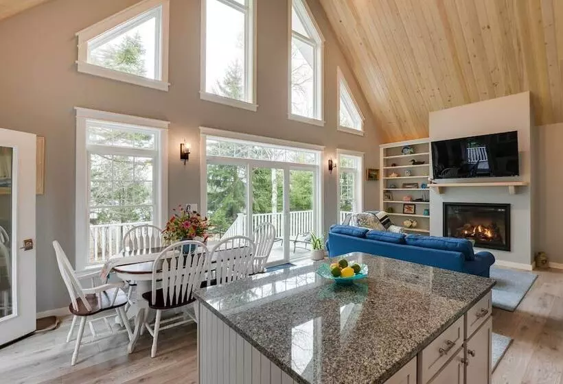 Oceanfront Prospect Harbor House W/ Deck, View