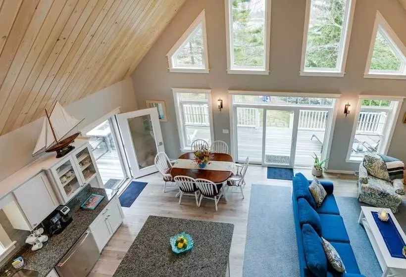 Oceanfront Prospect Harbor House W/ Deck, View