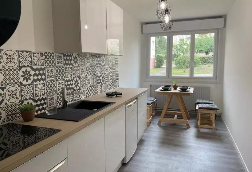 ペンション Sweet Appartement Entier Metz Sablon Gare 75 M2