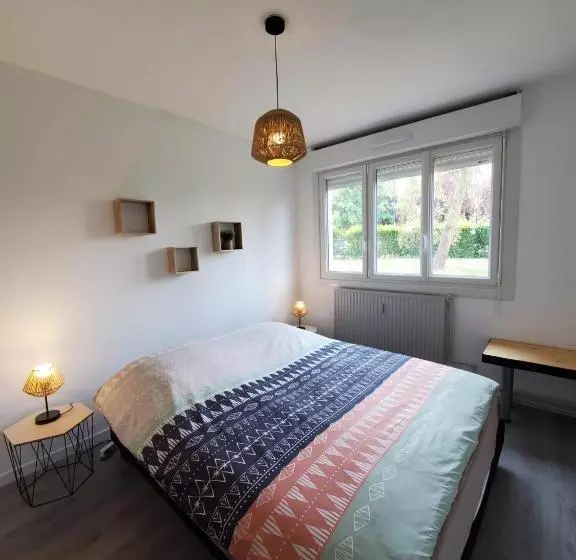ペンション Sweet Appartement Entier Metz Sablon Gare 75 M2