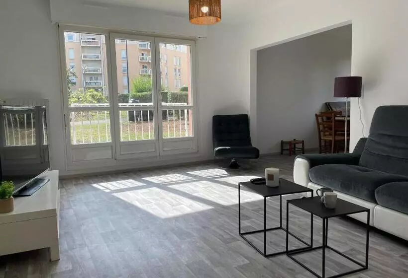 ペンション Sweet Appartement Entier Metz Sablon Gare 75 M2