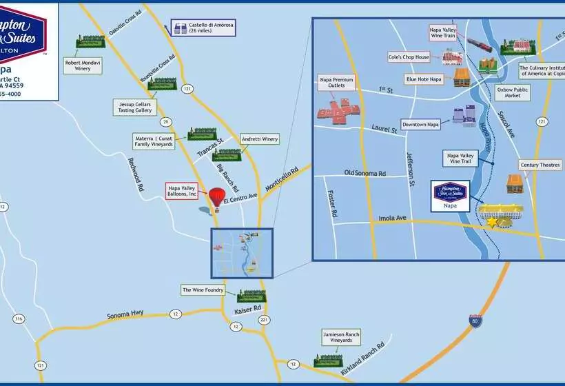 ホテル Hampton Inn & Suites Napa