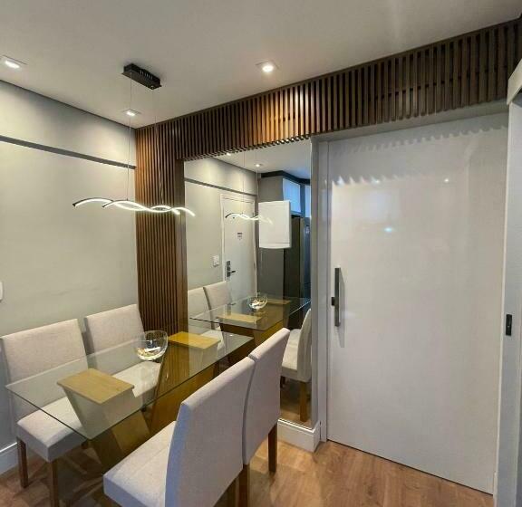 הוסטל Flat Completo No Gonzaga Santos Uma Quadra Da Praia