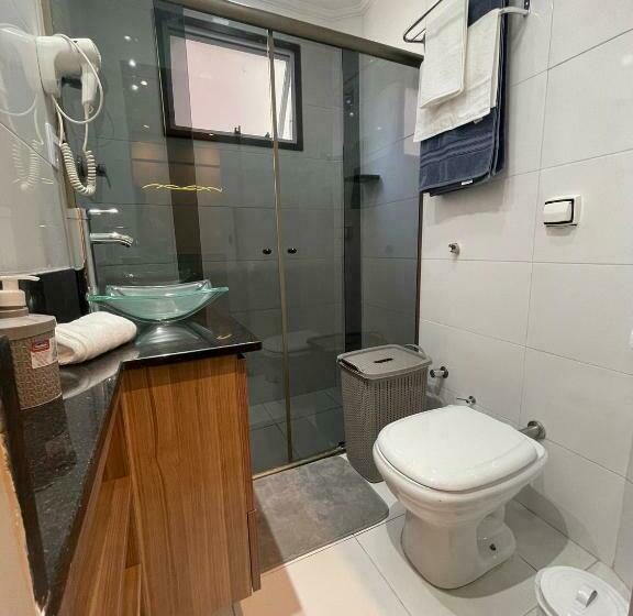 הוסטל Flat Completo No Gonzaga Santos Uma Quadra Da Praia