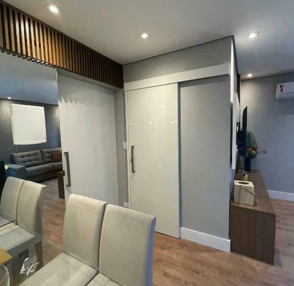 הוסטל Flat Completo No Gonzaga Santos Uma Quadra Da Praia