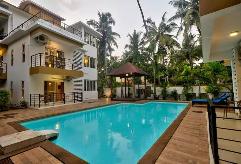 ホテル Rainforest Enclave, Arpora   10 Mins To Baga Beach