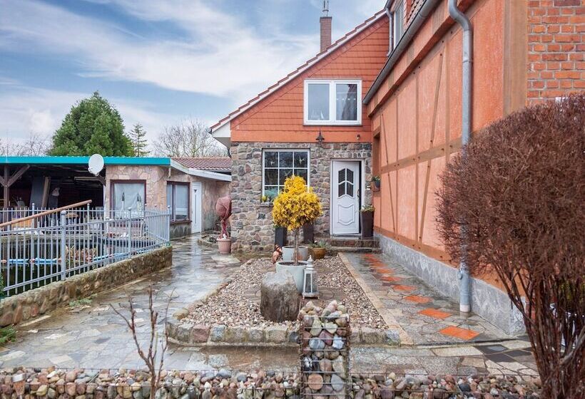 ペンション Wohnung In Grundshagen Mit Gartensitzplatz