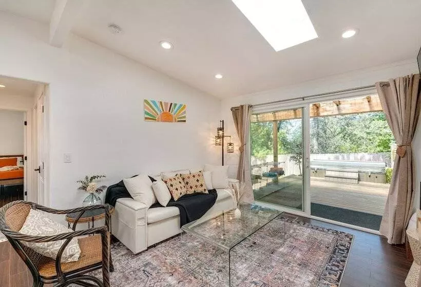 Modern Meadow Vista Vacation Home W/ Spacious Deck