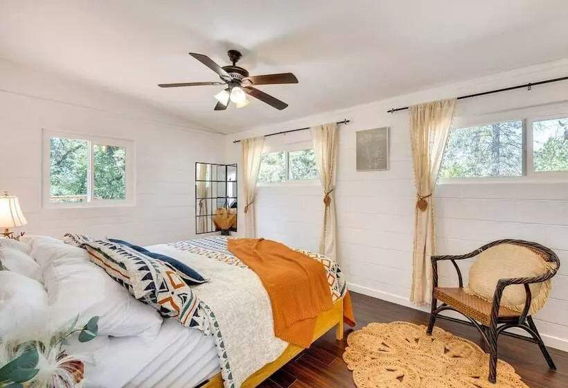 Modern Meadow Vista Vacation Home W/ Spacious Deck