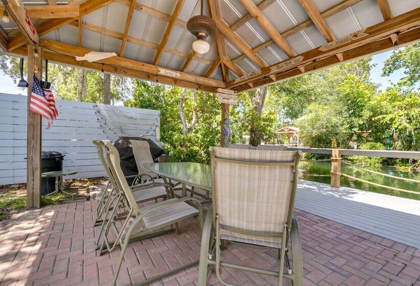 Waterfront Florida Abode W/ Deck, Grill & Fire Pit