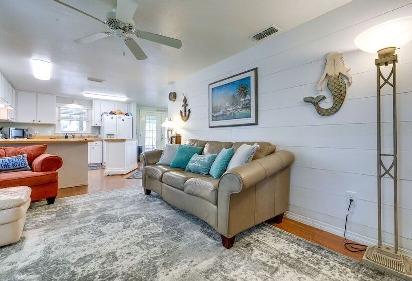 Waterfront Florida Abode W/ Deck, Grill & Fire Pit