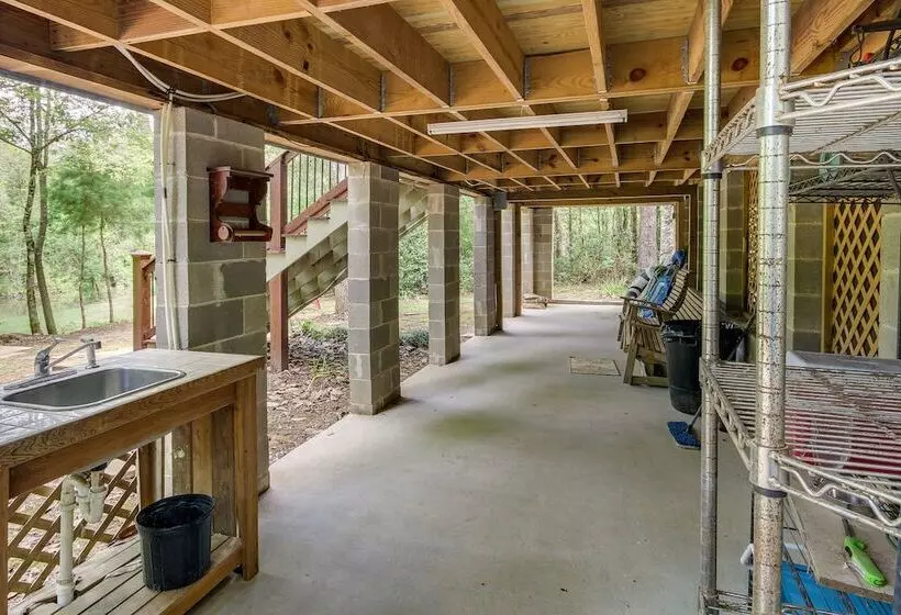 Waterfront Loranger Cottage W/ Private Hot Tub!