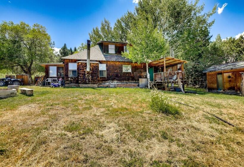 Scenic Mount Sopris View: Historic Alpine Cabin!
