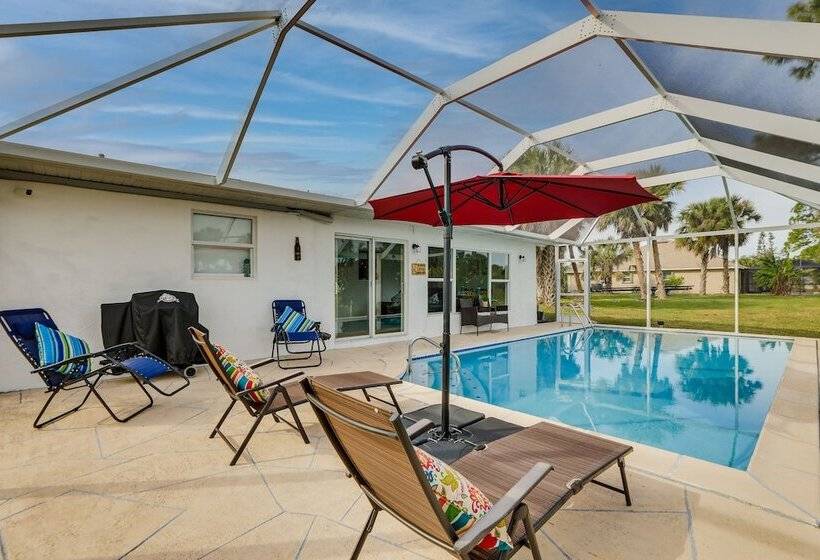 Riverfront Florida Retreat W/ Pool, Patio & Grill!