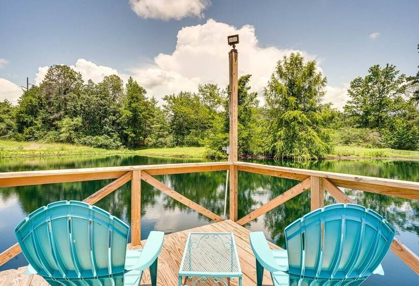 Secluded Broken Bow Escape W/ Fishing Pond & Pier!