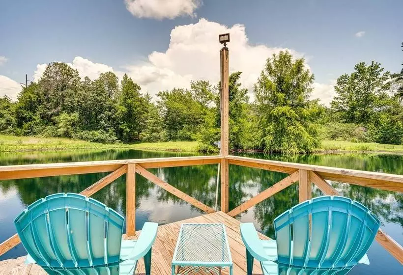 Secluded Broken Bow Escape W/ Fishing Pond & Pier!