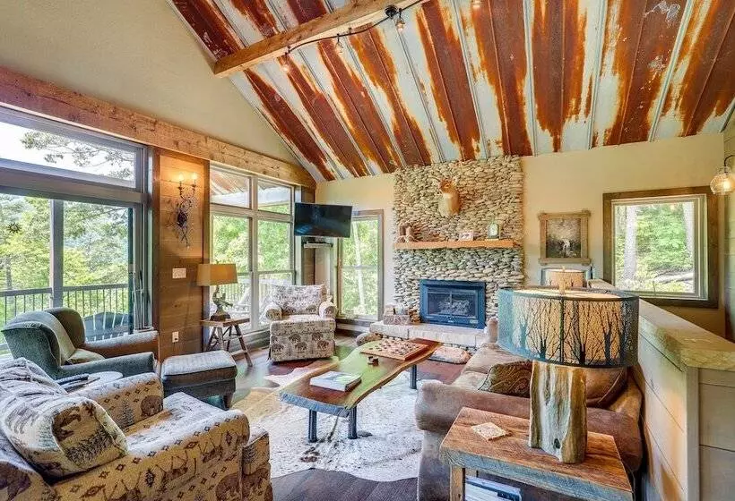 Unique Burnsville Home W/ Mountain Views + Deck!