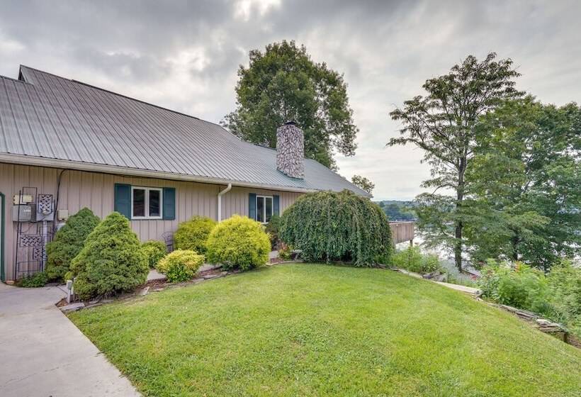 Waterfront Bristol Area Retreat W/ Boat Dock