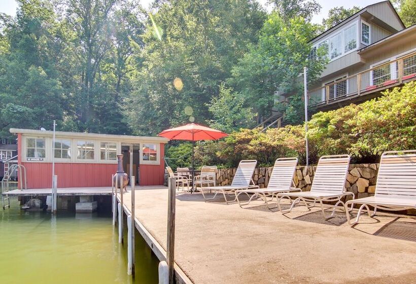 Waterfront Home W/ Dock Access On Lake Lure!