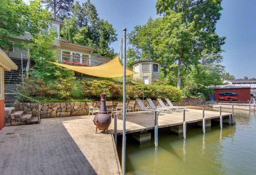 Waterfront Home W/ Dock Access On Lake Lure!