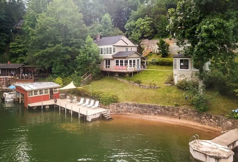 Waterfront Home W/ Dock Access On Lake Lure!