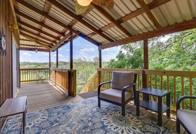 Waterfront Spicewood Home: Deck, Fire Pit & Grill