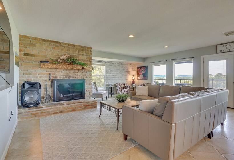 Waterfront Spicewood Home: Deck, Fire Pit & Grill