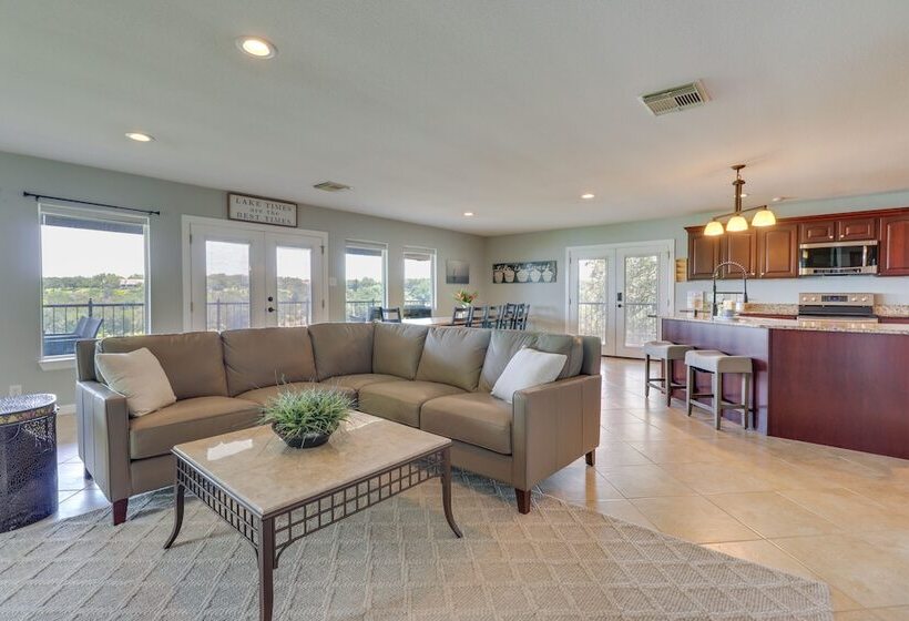 Waterfront Spicewood Home: Deck, Fire Pit & Grill