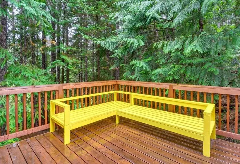 Adorable A Frame Cabin, Steps To Lake Cushman!