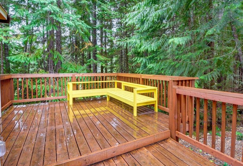Adorable A Frame Cabin, Steps To Lake Cushman!