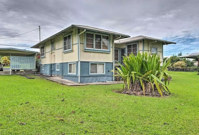 Hilo Home Base   3 Miles To State Park & Beach!