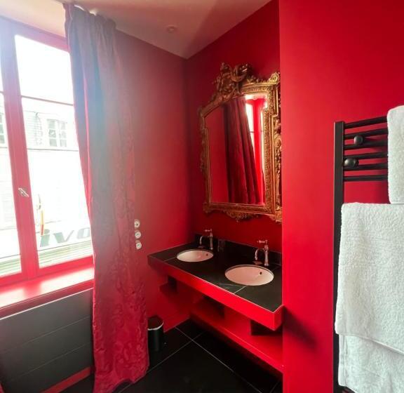 민박 Logis La Maison à Pan De Bois Chambre Napoléon Iii