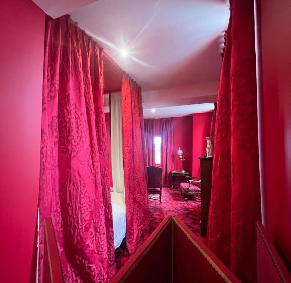 민박 Logis La Maison à Pan De Bois Chambre Napoléon Iii