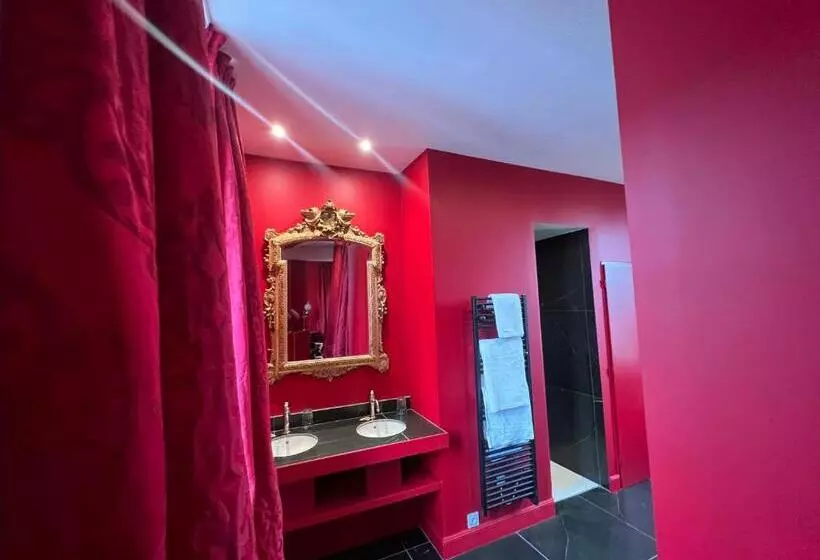 تختخواب و صبحانه Logis La Maison à Pan De Bois Chambre Napoléon Iii
