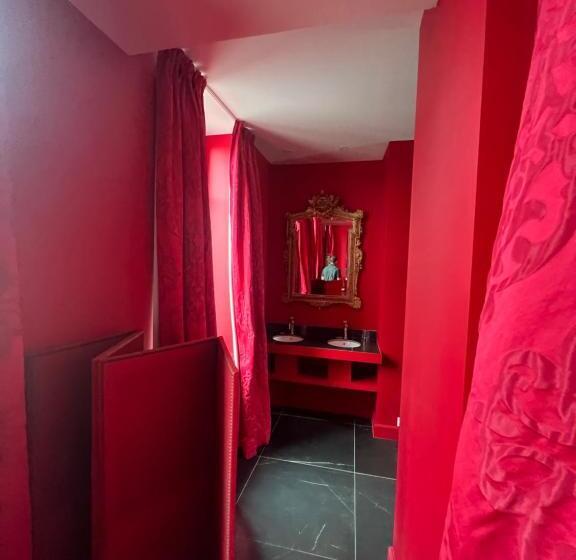 민박 Logis La Maison à Pan De Bois Chambre Napoléon Iii