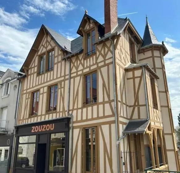 تختخواب و صبحانه Logis La Maison à Pan De Bois Chambre Napoléon Iii
