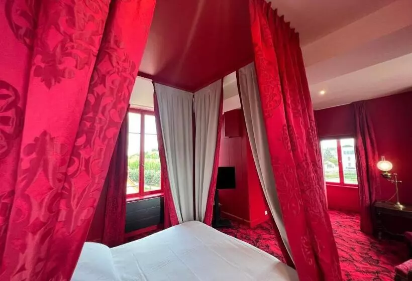 تختخواب و صبحانه Logis La Maison à Pan De Bois Chambre Napoléon Iii