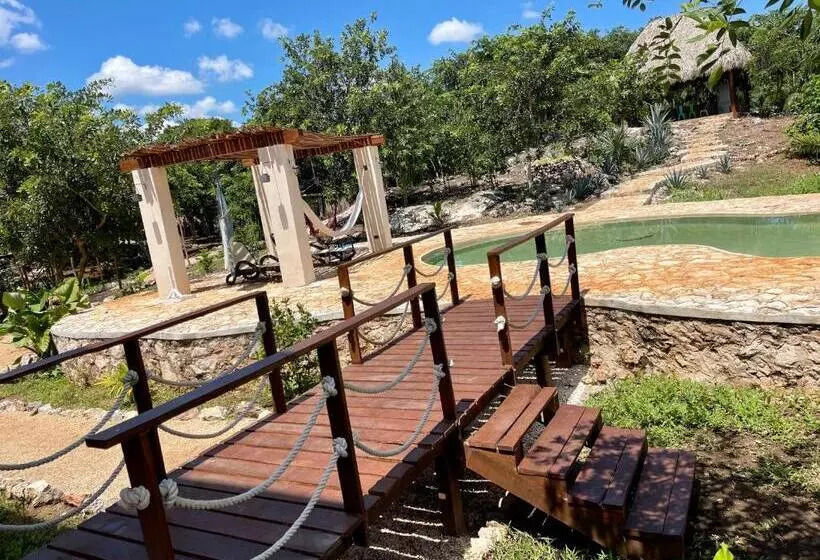 Aamiaismajoitus (B&B) Cabañas Hunab Ku 21