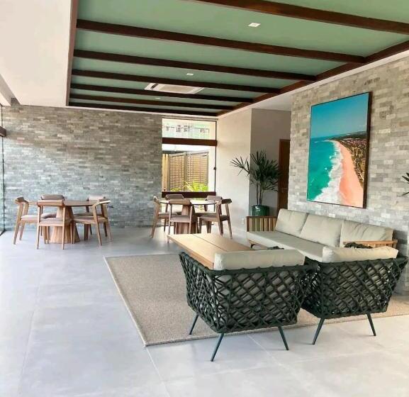 渡假胜地  Flat Luxo No Mana Beach Em Muro Alto 4 Pessoas