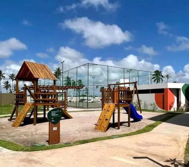 リゾートホテル Flat Luxo No Mana Beach Em Muro Alto 4 Pessoas
